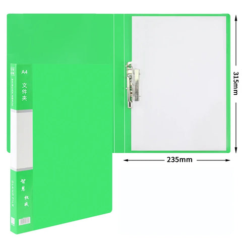 A4 Folder Strong Single Clip Office Supplies For Archives File Folder Binder Display Book School Office Stationery Supplies