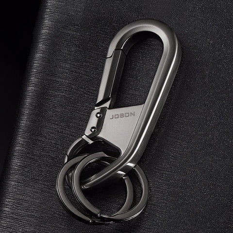Metal Keychains for Men Key Ring Waist Keyring Hanged Key Holder Fashion Women Keychains with Two Rings Car Accessories