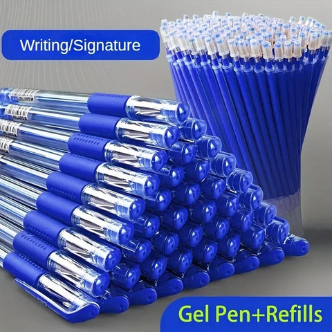 10/18pcs Gel Pen Set  Black, Blue, and Red Ink - 0.5mm Ballpoint - Perfect for  Back To School or School and Office Supplies