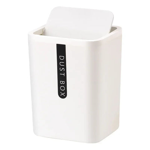 Creative Mini Small Waste Bin Desktop Garbage Basket Home Table Plastic Office Supplies Trash Can Dustbin Sundries Barrel Box