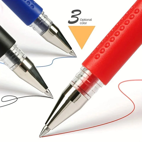 10/18pcs Gel Pen Set  Black, Blue, and Red Ink - 0.5mm Ballpoint - Perfect for  Back To School or School and Office Supplies