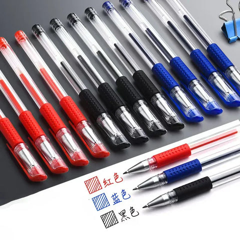 10/18pcs Gel Pen Set  Black, Blue, and Red Ink - 0.5mm Ballpoint - Perfect for  Back To School or School and Office Supplies
