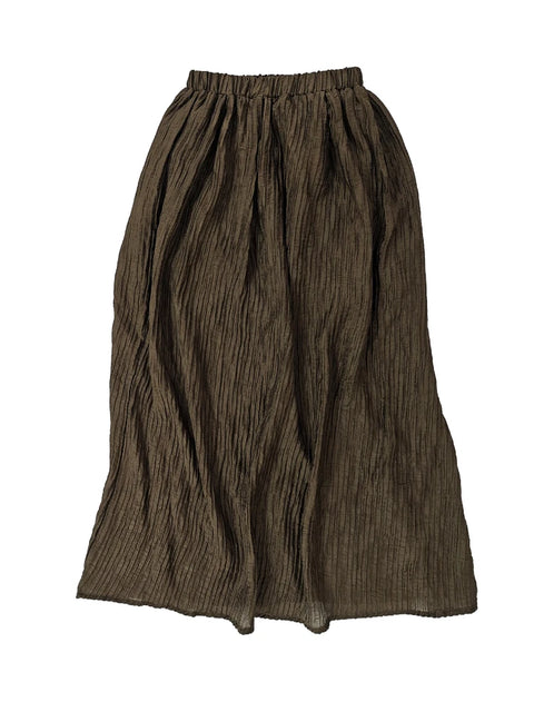 CHEERART Brown Pleate Elegant 2 Piece Sets Women Outfit V Neck Long Sleeve Cardigan Top And Maxi Skirt Set Fall Clothes