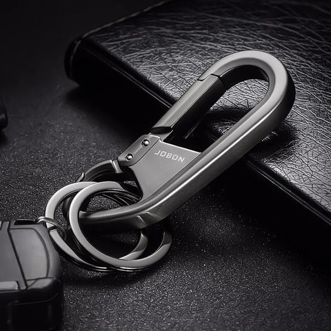 Metal Keychains for Men Key Ring Waist Keyring Hanged Key Holder Fashion Women Keychains with Two Rings Car Accessories