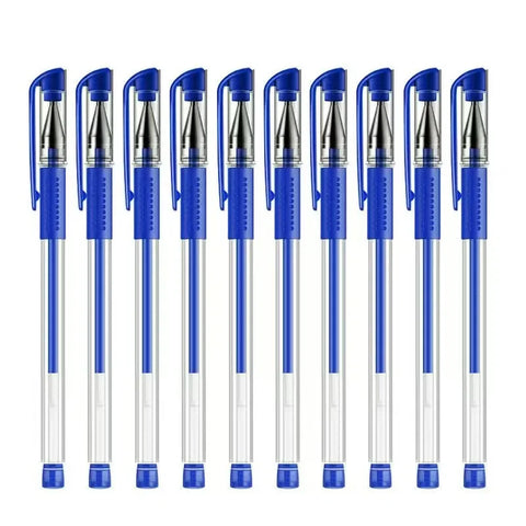 10/18pcs Gel Pen Set  Black, Blue, and Red Ink - 0.5mm Ballpoint - Perfect for  Back To School or School and Office Supplies