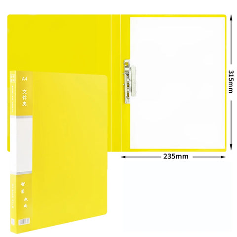A4 Folder Strong Single Clip Office Supplies For Archives File Folder Binder Display Book School Office Stationery Supplies